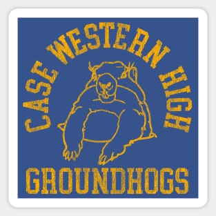 Case Western High Groundhogs / Groundhog Day Movie Fan Art Sticker